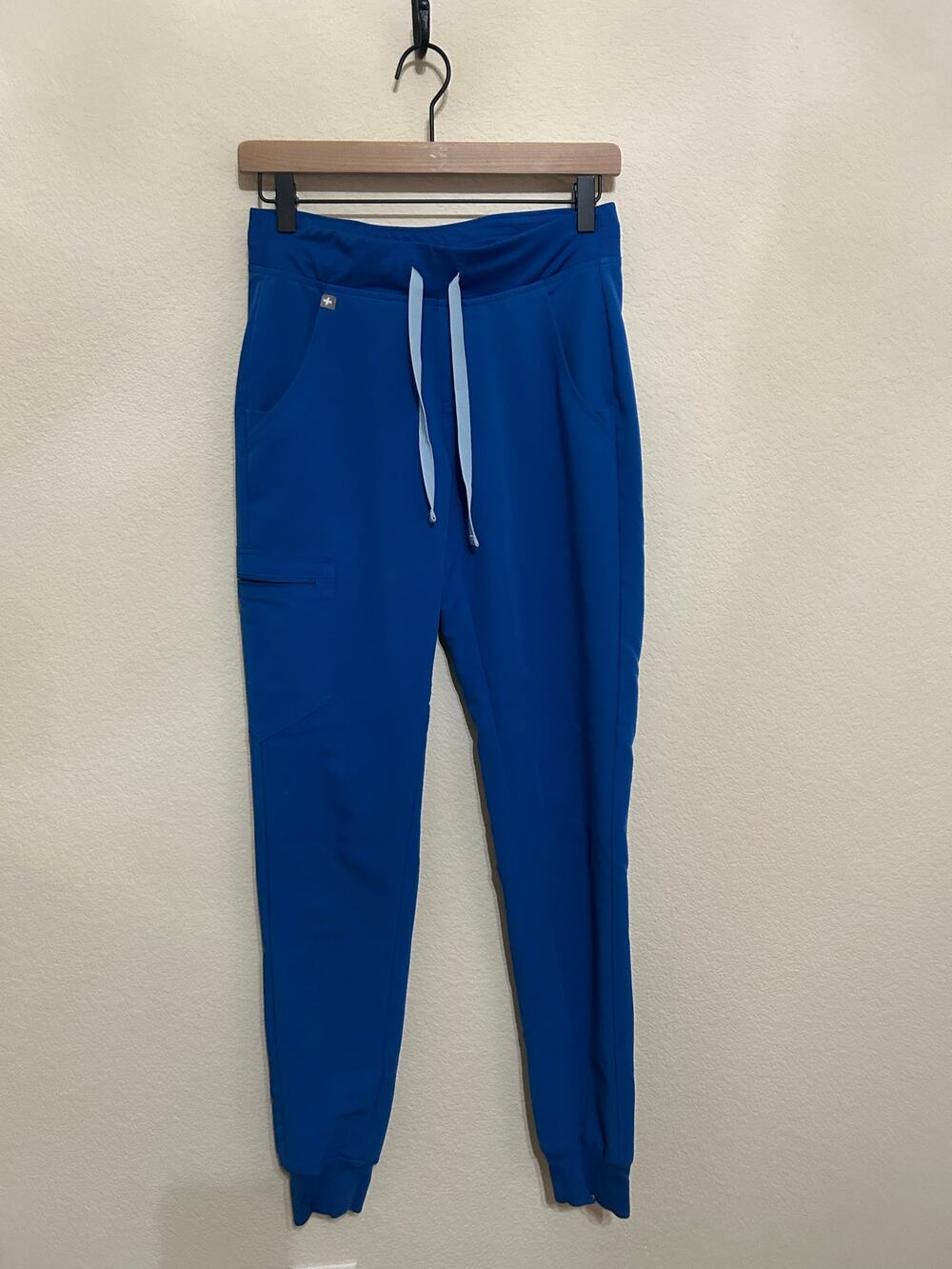 FIGS Women's Size XS Scrub Pants Blue Joggers Stretch Dentist Medical Trousers